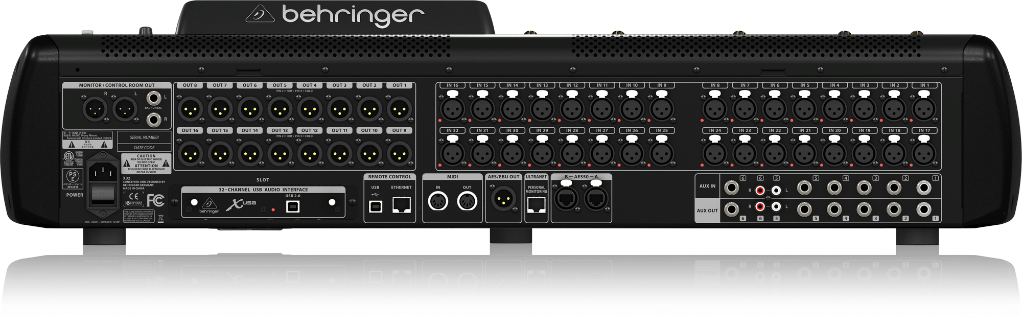 behringer x32 output factory settings